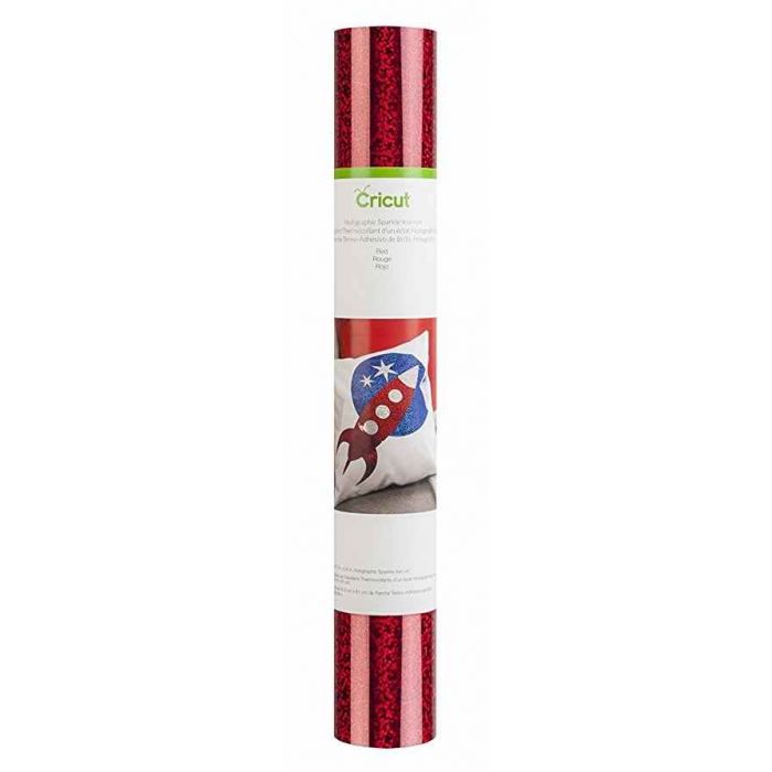 Cricut Holo Sparkle Iron-On 12X24'' (Red)
