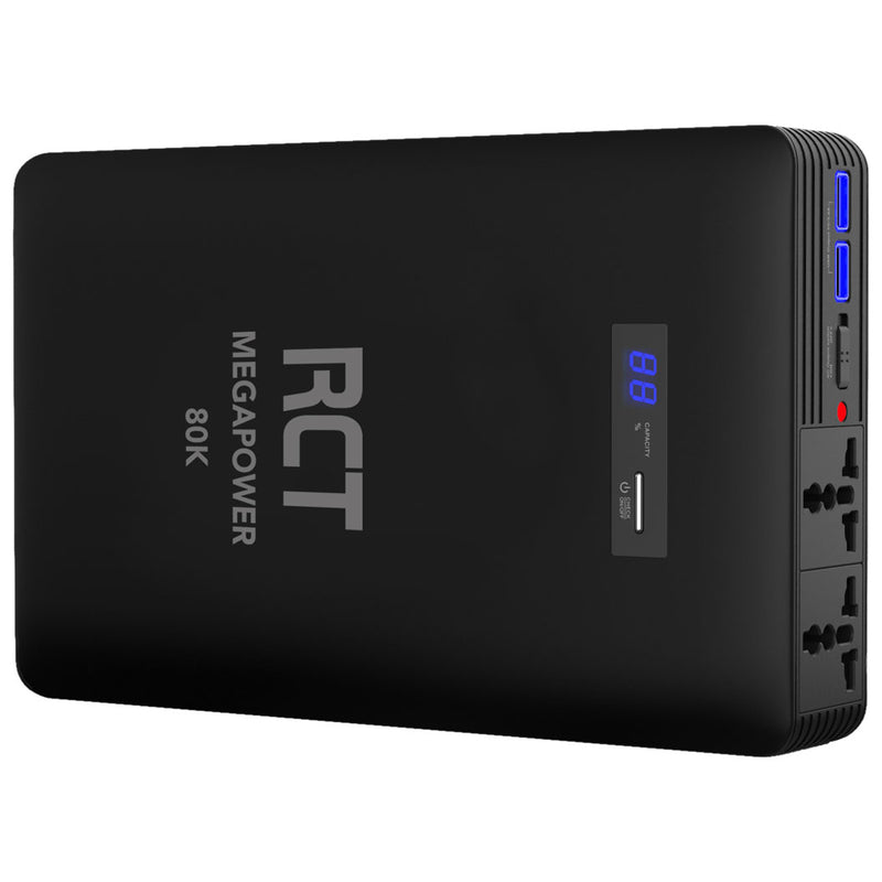 Rct Megapower 10000mah Power Bank  1 X Usb A 1x Usb C With 45w Pd Support