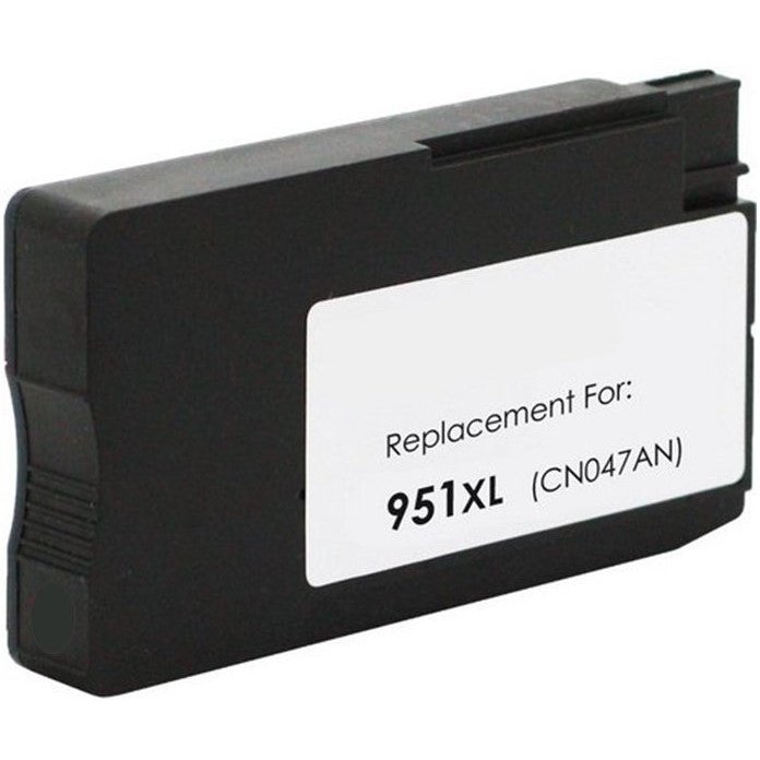 TopJet Compatible Replacement Ink Cartridge for HP 951XL CN047AE - Page Yield 1500 pages with 5% Coverage for HP Officejet Pro 251DW / 276DW / 8100 / 8600 / 8610 / 8620 - High Yield Cyan