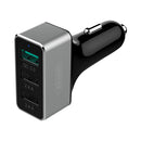 Unitek 42W 3-Port Usb Aluminium Smart Car Charger With Qc3.0
