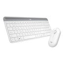 Logitech Slim Wireless Keyboard And Mouse Combo Mk470 - Offwhite - Us Int'L - 2.4Ghz - N/A - Intnl