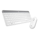 Logitech Slim Wireless Keyboard And Mouse Combo Mk470 - Offwhite - Us Int'L - 2.4Ghz - N/A - Intnl