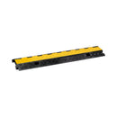 2-Channel 250Mm Wide Rubber Cable Ramp