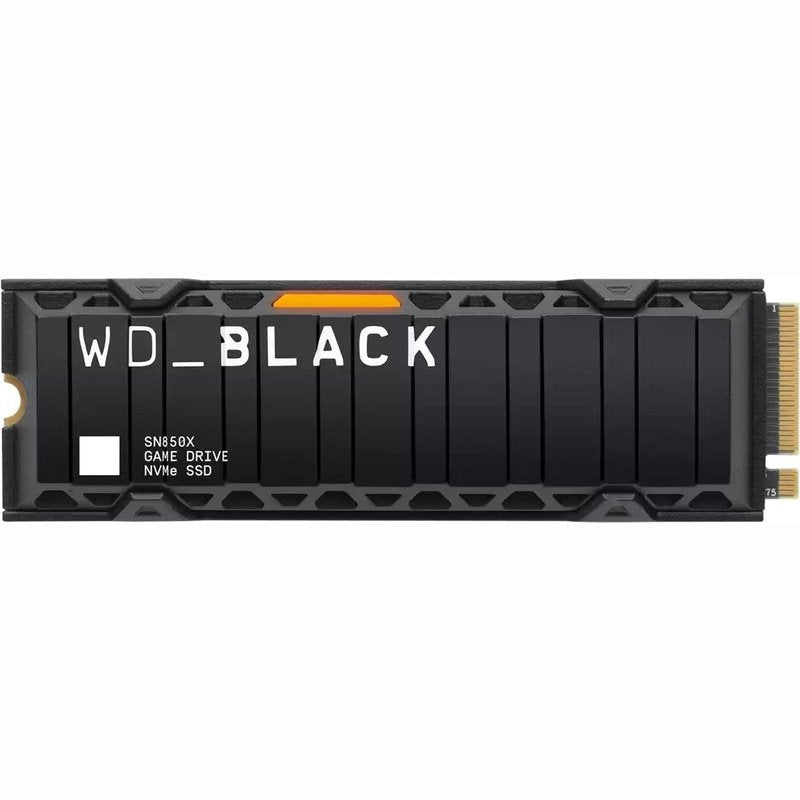 Western Digital Black 2Tb Sn850X Nvme M.2 2280 Pciexpress 4.0 X4 3D Nand Internal Solid State Drive With Heatsink