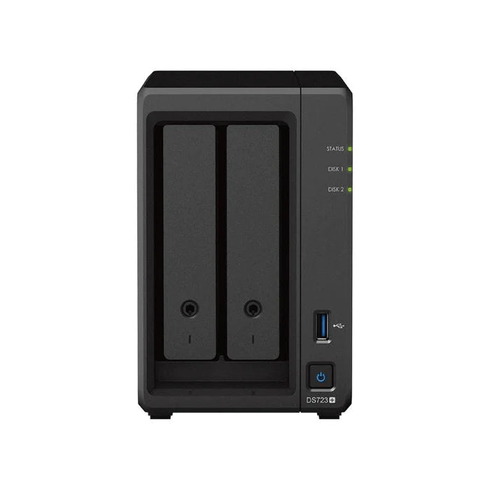 Synology Diskstation 2 Bay Nas (Up To 7-Bay); 2 Core; •	2Gb Ddr4 Ram (Upgragable To 32 Gb)1 Usb 3.0