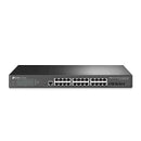 TP-LINK TP-LINK 28 PORT L2 SWITCH - 24X 1GBE PORTS 4X 10GBPS SFP PLUS PORTS RACKMOUNT FORM FACTOR