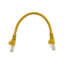 Linkbasic 22Cm Utp Cat5E Flylead Yellow