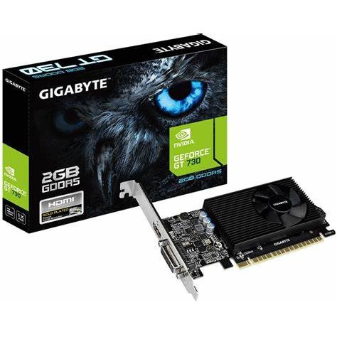 Gigabyte Nvidia Geforce® Gt 730 2gb Gddr5 Dvi-d/hdmi.