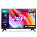 Hisense 32 Inch A4K Series Led Hd Ready Vidaa Smart Tv – Resolution 1366 × 768 Native Contrast Ratio 3000:1 Viewing Angle (Horiz  Vert) [Degrees] 178 178 Built-In Wi-Fi 802.11B G N 2X Hdmi Inputs 2X Usb 2.0 Ports Usb Playback Vidaa Os 4 Year Limited Wa...