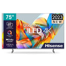 Hisense 75 Inch Class U6K Series Quantum Uled 4K Uhd Smart Tv - Resolution 3840 X 2160 Native Contrast Ratio 1300:1 Smooth Motion Rate (Smr) 120 Viewing Angle (Horiz Vert) [Degrees] 178 178 Built-In Wi-Fi 802.11B G N Ethernet Lan Port (Rj45 Connector) ...