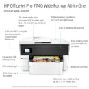Hp Printers Hp Officejet Pro 7740 Wf Aio Printer