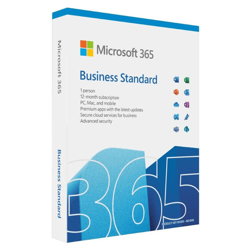 Microsoft M365 Bus Std Retail English Subscr 1Yr Mdls P8