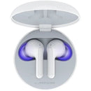 Lg Tone Free Wireless Earbuds Fn7 With Active Noice Cancellation  Uvnano Charging Case And Meridian Audio (White)