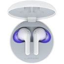 Lg Tone Free Wireless Earbuds Fn7 With Active Noice Cancellation  Uvnano Charging Case And Meridian Audio (White)