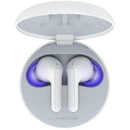 Lg Tone Free Wireless Earbuds Fn7 With Active Noice Cancellation  Uvnano Charging Case And Meridian Audio (White)