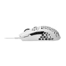 Cooler Master Mm 710 Gloss White Ultra Light 53G Gaming Mouse Ultraweave Paracord Cable Pixart Pmw3389 Sensor Ptfe Skates.