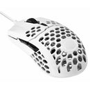 Cooler Master Mm 710 Gloss White Ultra Light 53G Gaming Mouse Ultraweave Paracord Cable Pixart Pmw3389 Sensor Ptfe Skates.
