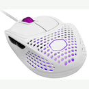 Cooler Master Mm 720 Gloss White  Ultra Light 53G Gaming Mouse  Ultraweave Paracord Cable  Pixart Pmw3389 Sensor  Ptfe Skates.