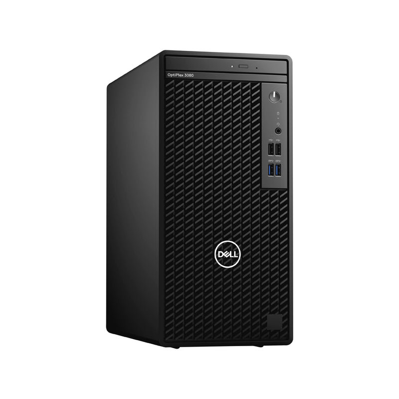 Dell Desktop Optiplex 3080 Mt Intel Core I3-10105 3.7ghz 10th Gen Cpu 1x4gb Ddr4 Non Ecc Ram 1tb Sata 7200rpm Sata Hdd Dvdrw Integrated Graphics Windows 10 Pro 3y Ps War