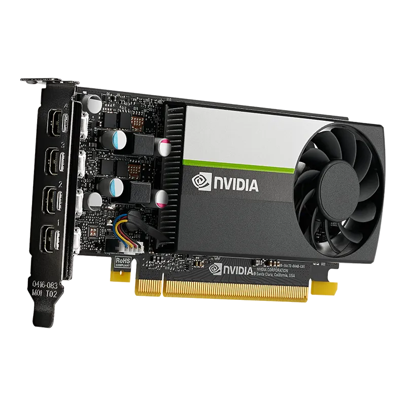 Pny Nvidia Quadro T600 Pci-Express 3.0 X16   Lp  4 Gb Gddr6 128-Bit  4X Mini Dp 1.4   Low Profile  40W