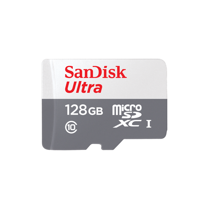 SANDISK 128GB ULTRA MICROSDXC + SD ADAPTER 100MB/S CLASS 10 UHS-I