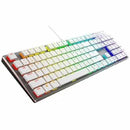 Cooler Master Sk650 Rgb Keyboard Brushed Aluminum Standard Layout Red Cherry Mx Low Profile Mechanical Switches. Whiteedition