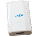 Rct Cat6 Wallbox Single Port