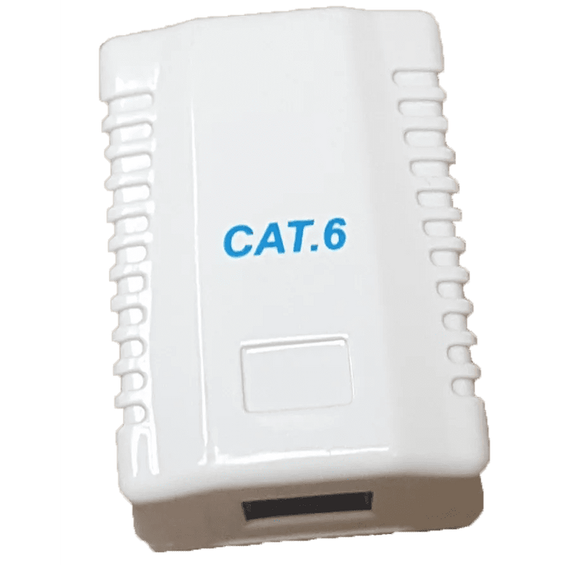 Rct Cat6 Wallbox Single Port