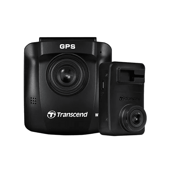 Transcend Dp620 Dual Camera Dashcam Including Ts-Dp250A-32G & Ts-Dp10A-32G