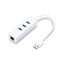TP-LINK USB 3.0 3-PORT HUB AND GIGABIT ETHERNET ADAPTER 2 IN 1 USB ADAPTER