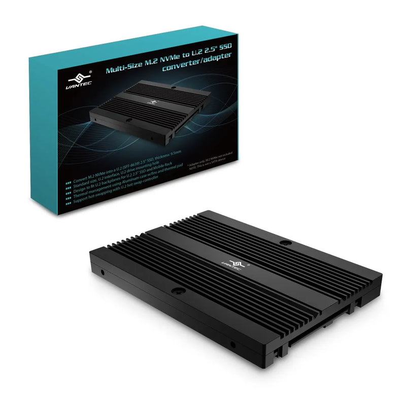 Vantech Mrk-Nvm2U2-Bk M.2 Nvme Ssd To U2 (Sff-8639) 2.5'' Ssd Adaptor