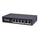 Vivotek Unmanaged 4X 10 100 Poe + 2X 10 100 Poe Extender Up To 200M 65W