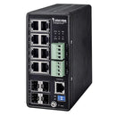 Vivotek L2+ Managed Poe Industrial Switch 8X Poe+ 4X Sfp 240W 48Vdc Psu Required