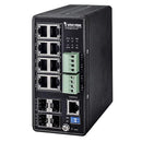 Vivotek L2+ Managed Poe Industrial Switch 8X Poe+ 4X Sfp 240W 48Vdc Psu Required